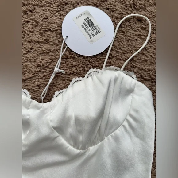 Princess Polly Snowbird Mini Dress White - Picture 5 of 11